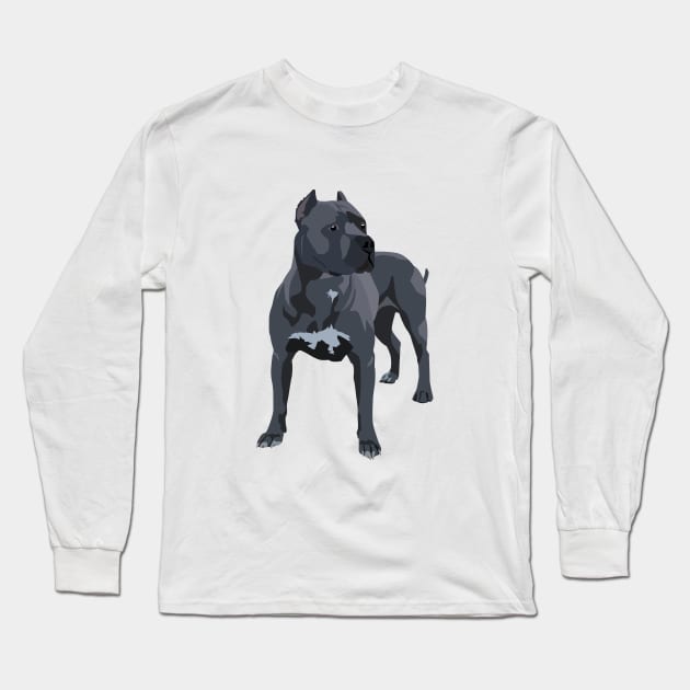 Pit Bull Dog Long Sleeve T-Shirt by NorseTech